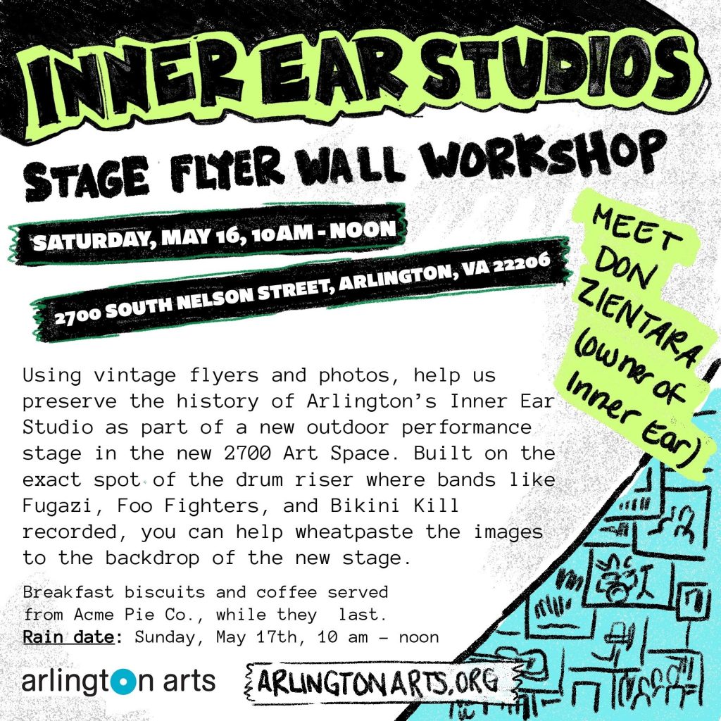 Inner Ear Tribute Wall Workshop flyer